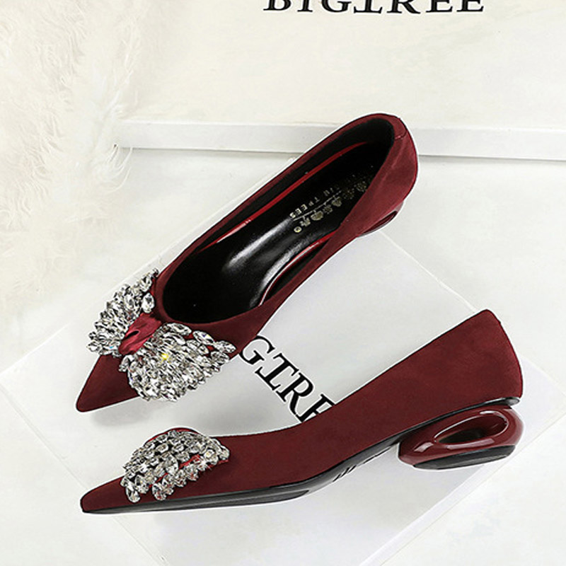 Heels - Туфли-лодочки BIGTREE CRYSTAL Butterfly-kont с острым