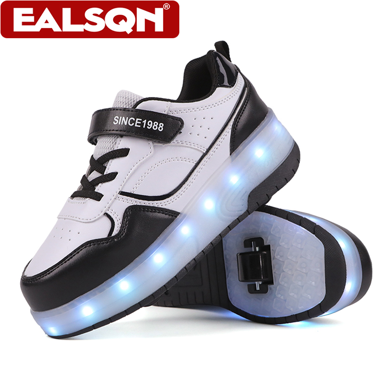 Running Shoes - Новые детские роликовые коньки с LED-подсветкой,