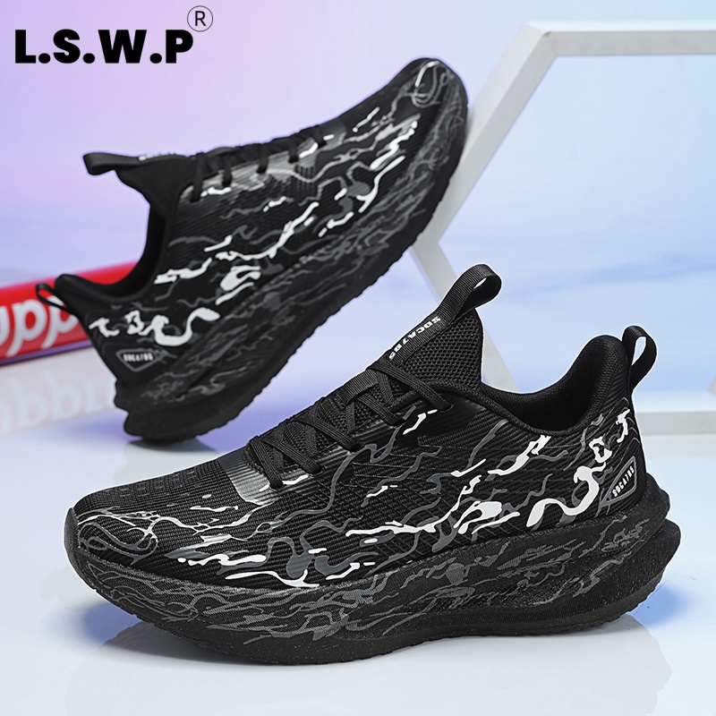 Женские кроссовки с амортизиру – обзор и цена Knit Fabric Lace Up Sneakers