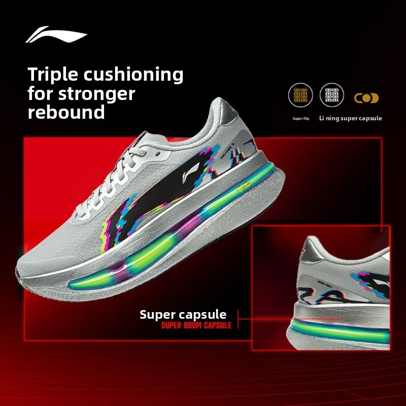 LI-NING Red Hare 9 ULTRA – муж – обзор и цена Reflective Night Running Shoes